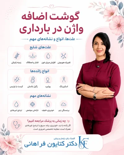 علت‌ها و نشانه‌های گوشت اضافه واژن در بارداری